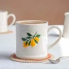 Lemon Branch Motif Mug