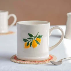 Lemon Branch Motif Mug