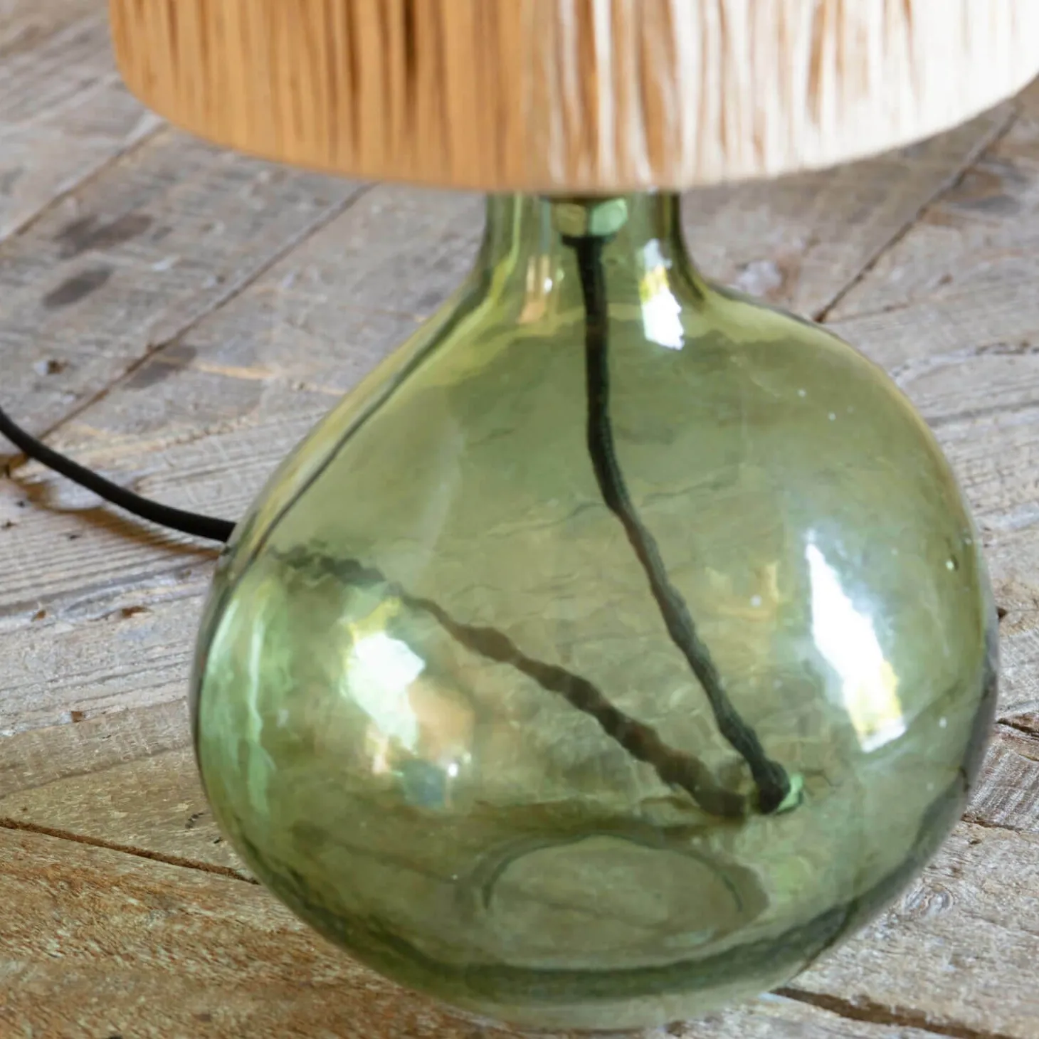 Lennox Light Green Table Lamp with Shade