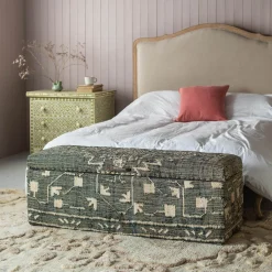 Leo Jute Blanket Box
