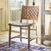Leon Woven Leather Chair