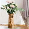 Leopard Flower Vase
