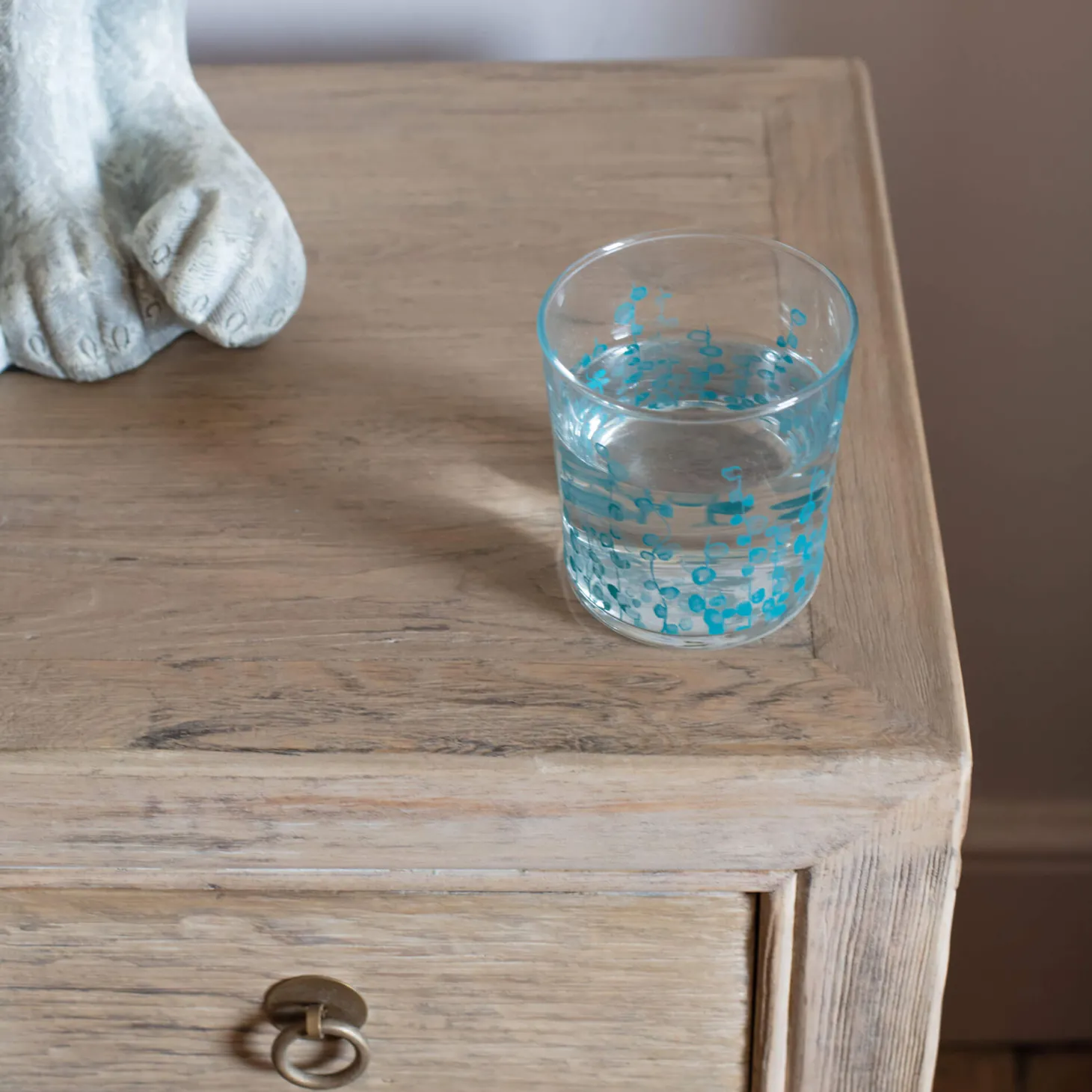Leshan Natural Bedside Table