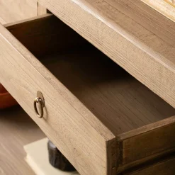 Leshan Natural Three Drawer Sideboard