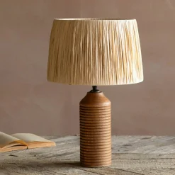Leya Wooden Table Lamp