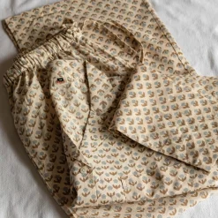 Lila Block Printed Pyjama Sets