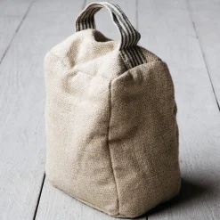 Linen Door Stop with Handle