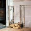 Log Holder with Tool Set