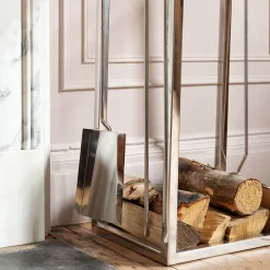 Log Holder with Tool Set