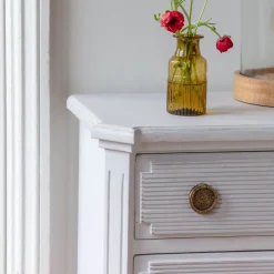 Lottie Three Drawer Bedside Table