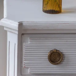 Lottie Three Drawer Bedside Table