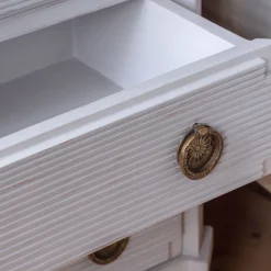 Lottie Three Drawer Bedside Table
