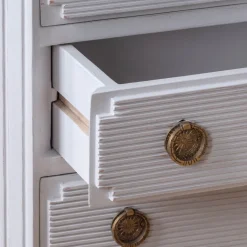 Lottie Three Drawer Bedside Table