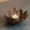 Lotus Rust Tealight Holder