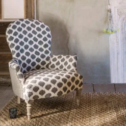 Louise Ikat Armchair