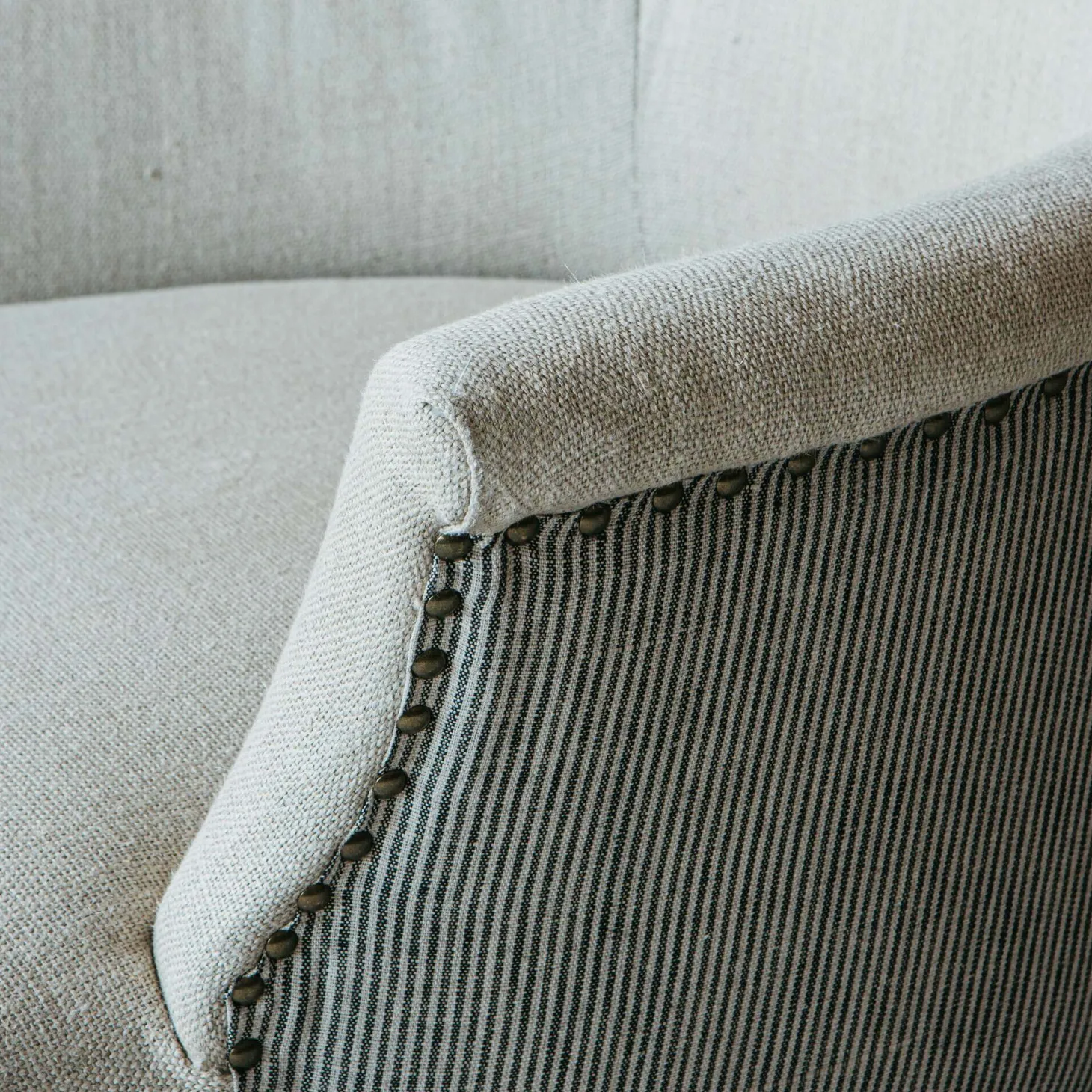 Louise Natural Linen Armchair