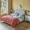 Luna Natural Linen King Size Bed
