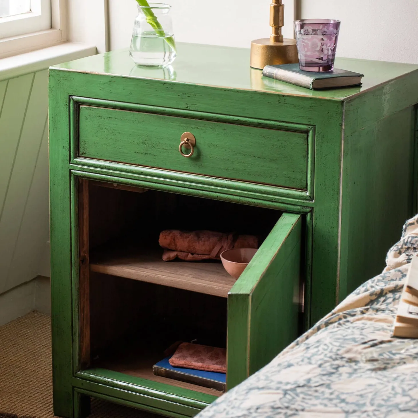 Macau Jade Bedside Table