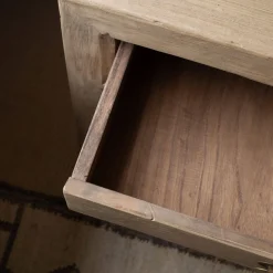 Macau Natural Bedside Table