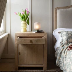 Macau Natural Bedside Table