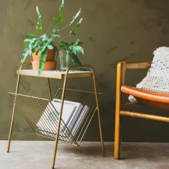 Magazine Rack Side Table