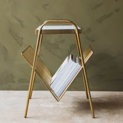 Magazine Rack Side Table
