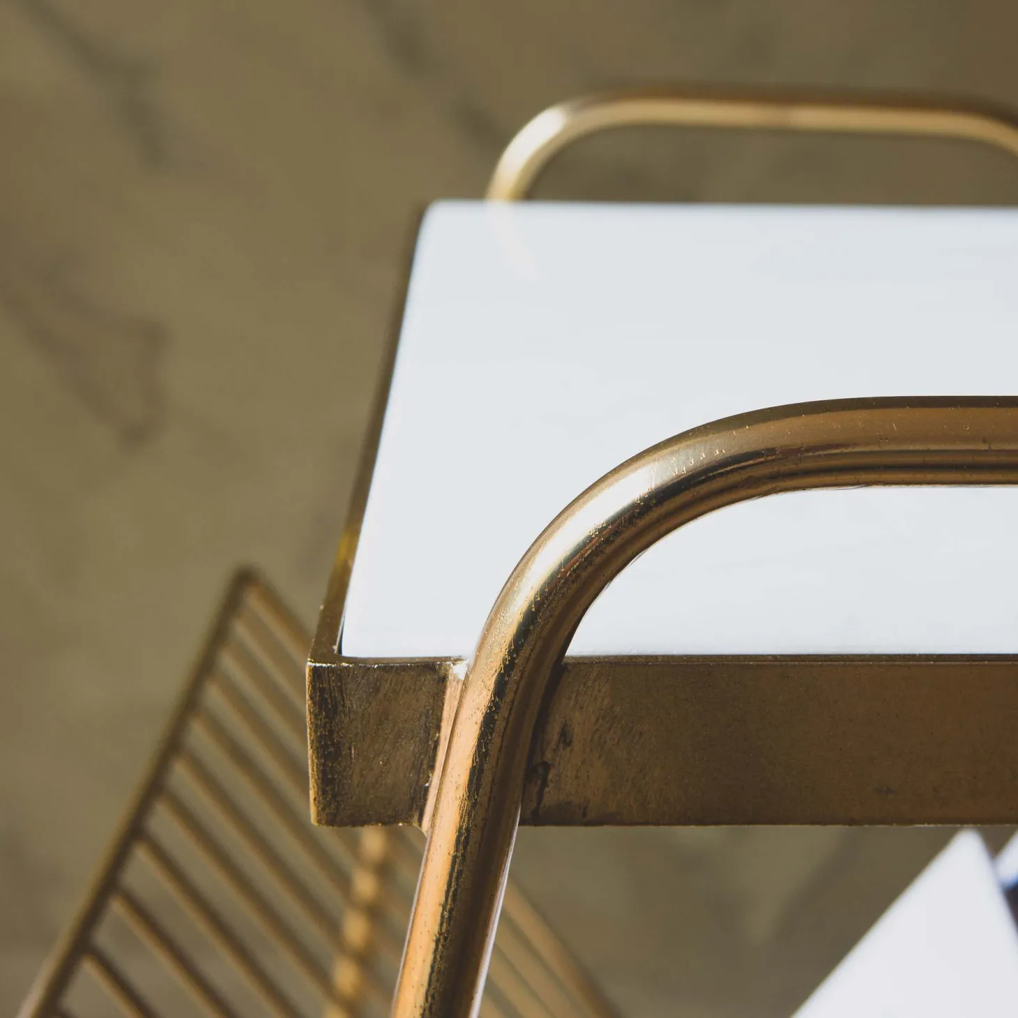 Magazine Rack Side Table