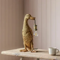 Mallory Mallard Gold Table Lamp