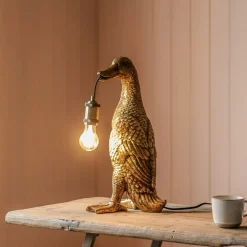 Mallory Mallard Gold Table Lamp