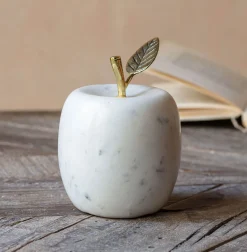 Marble Apple Ornament
