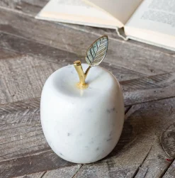 Marble Apple Ornament