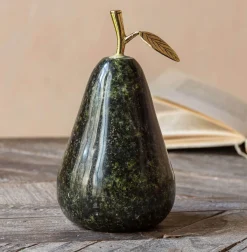 Marble Pear Ornament