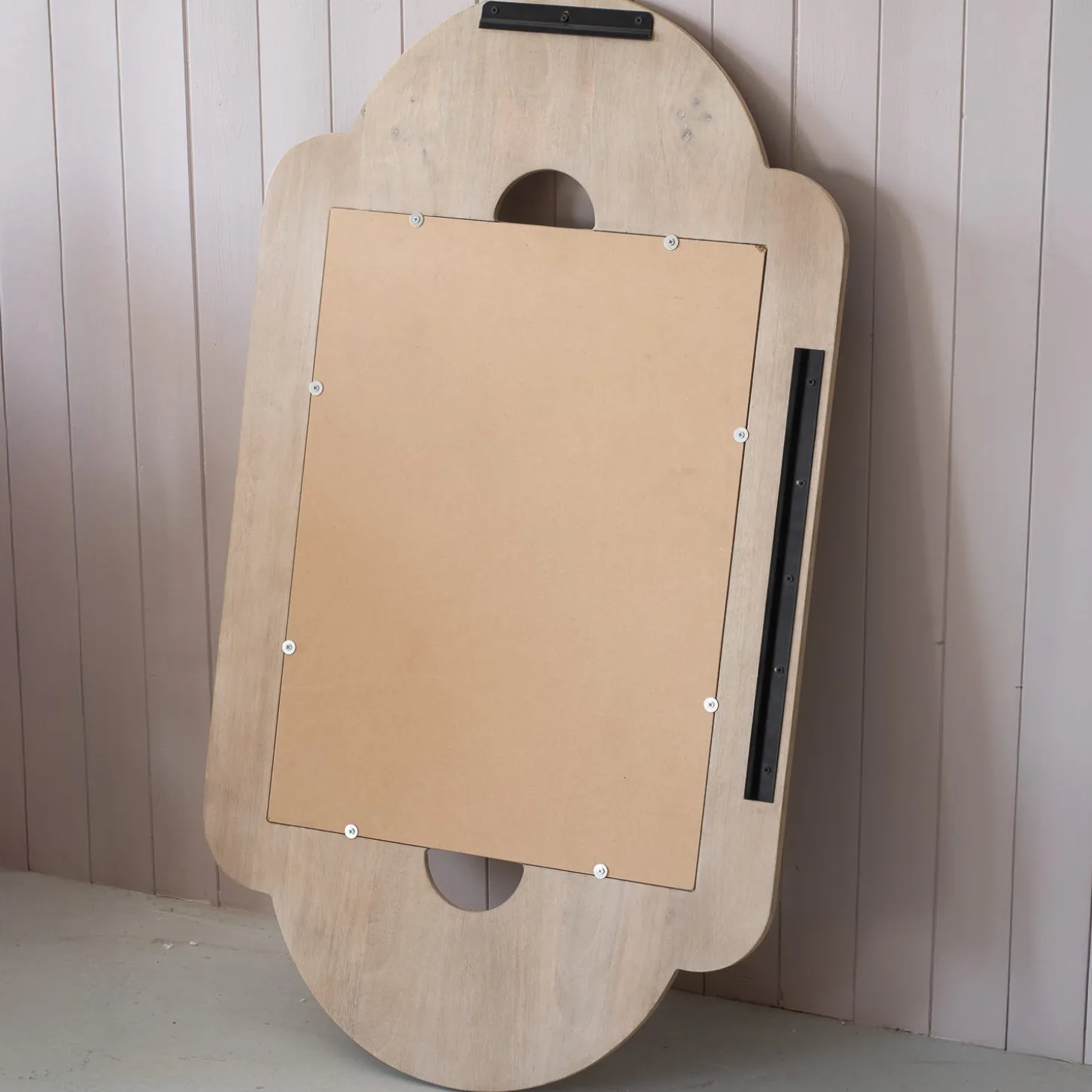 Margot Natural Wooden Wall Mirror