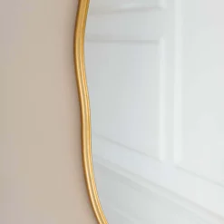 Matilda Oval Gold Mirror