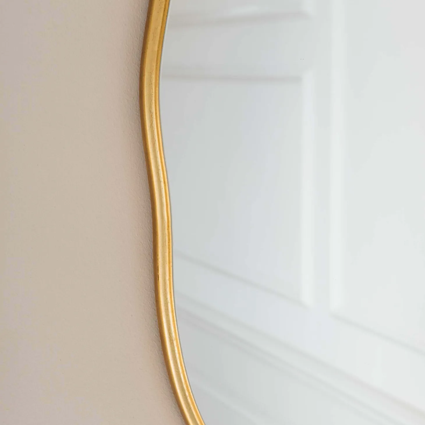 Matilda Oval Gold Mirror