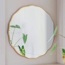 Matilda Round Gold Mirror