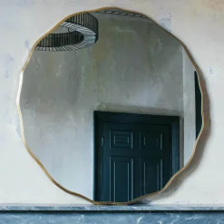 Matilda Round Gold Mirror