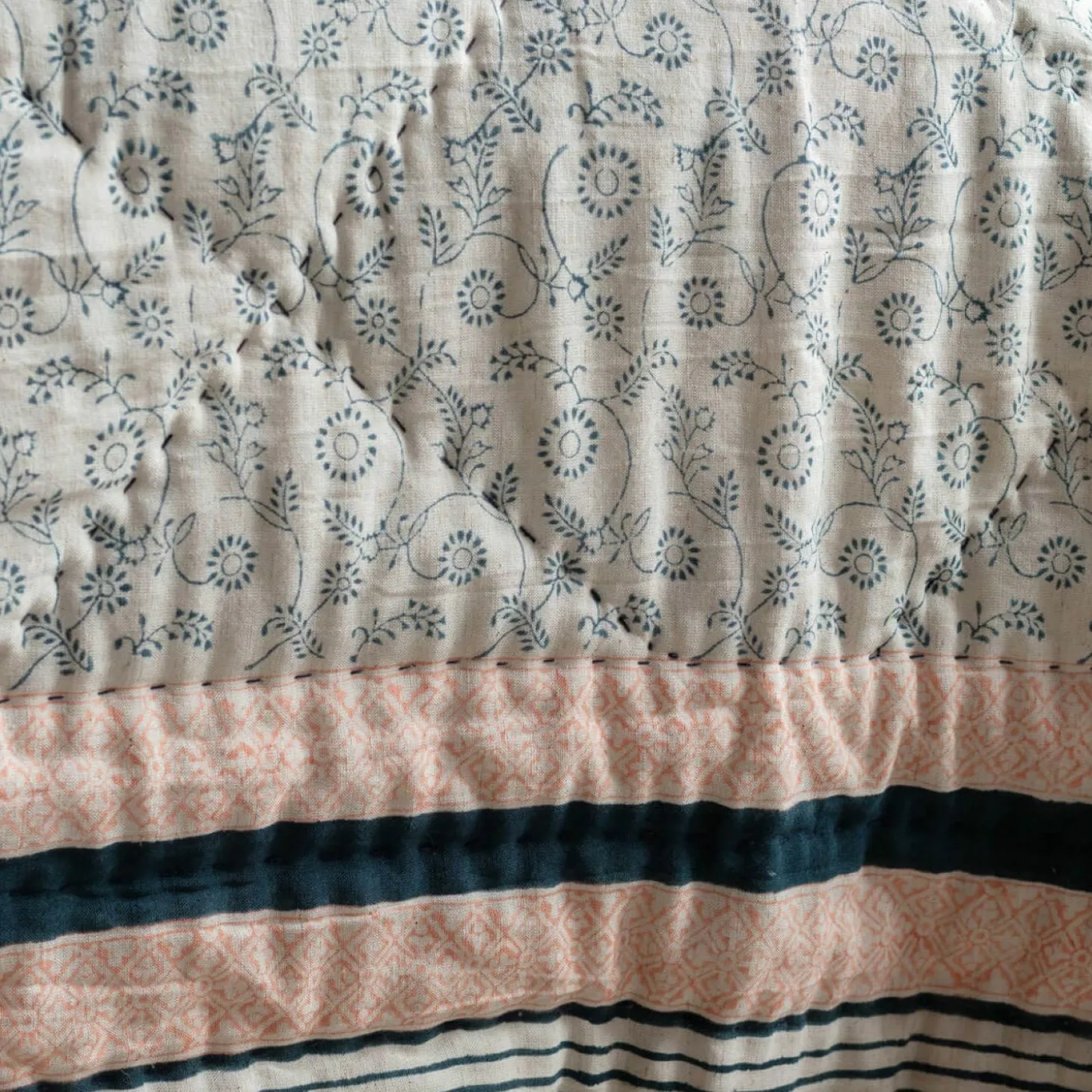 Matilde Hand-Printed Quilt