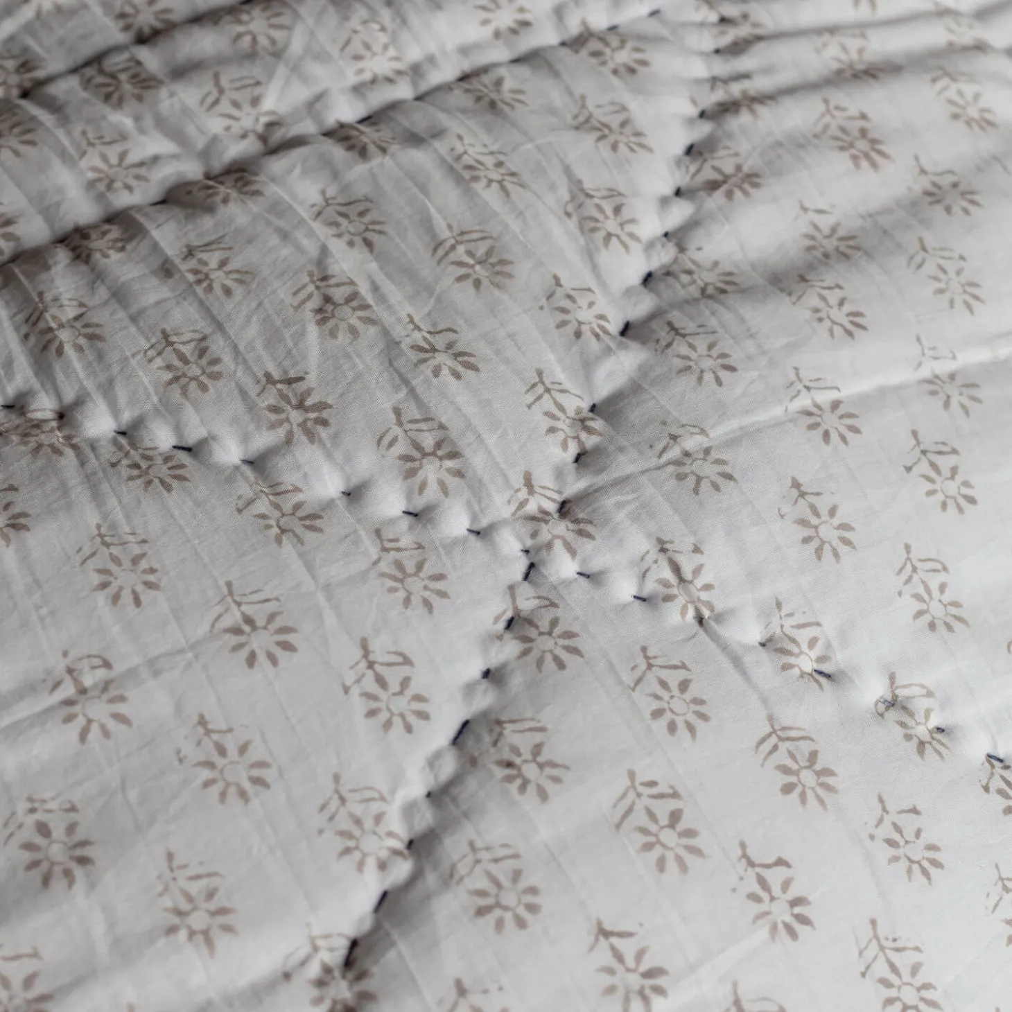 Matilde Hand-Printed Quilt