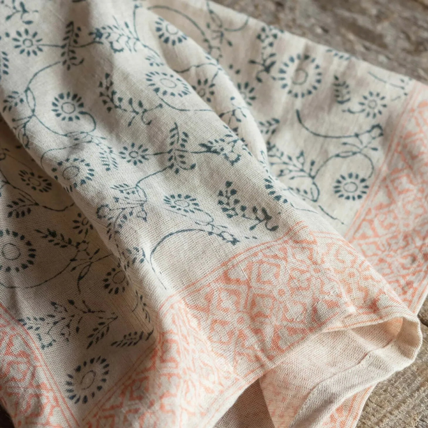 Matilde Linen Block Printed Napkin