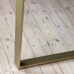 Max 6 Seater Brass Dining Table