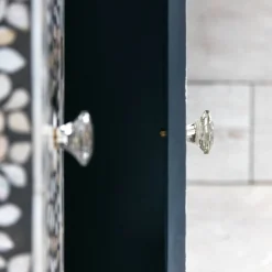 Maxi Grey Mother of Pearl Bedside Table