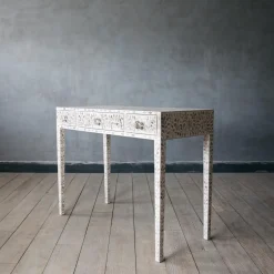 Maxi White Mother of Pearl Dressing Table