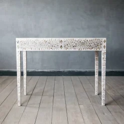 Maxi White Mother of Pearl Dressing Table