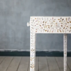 Maxi White Mother of Pearl Dressing Table