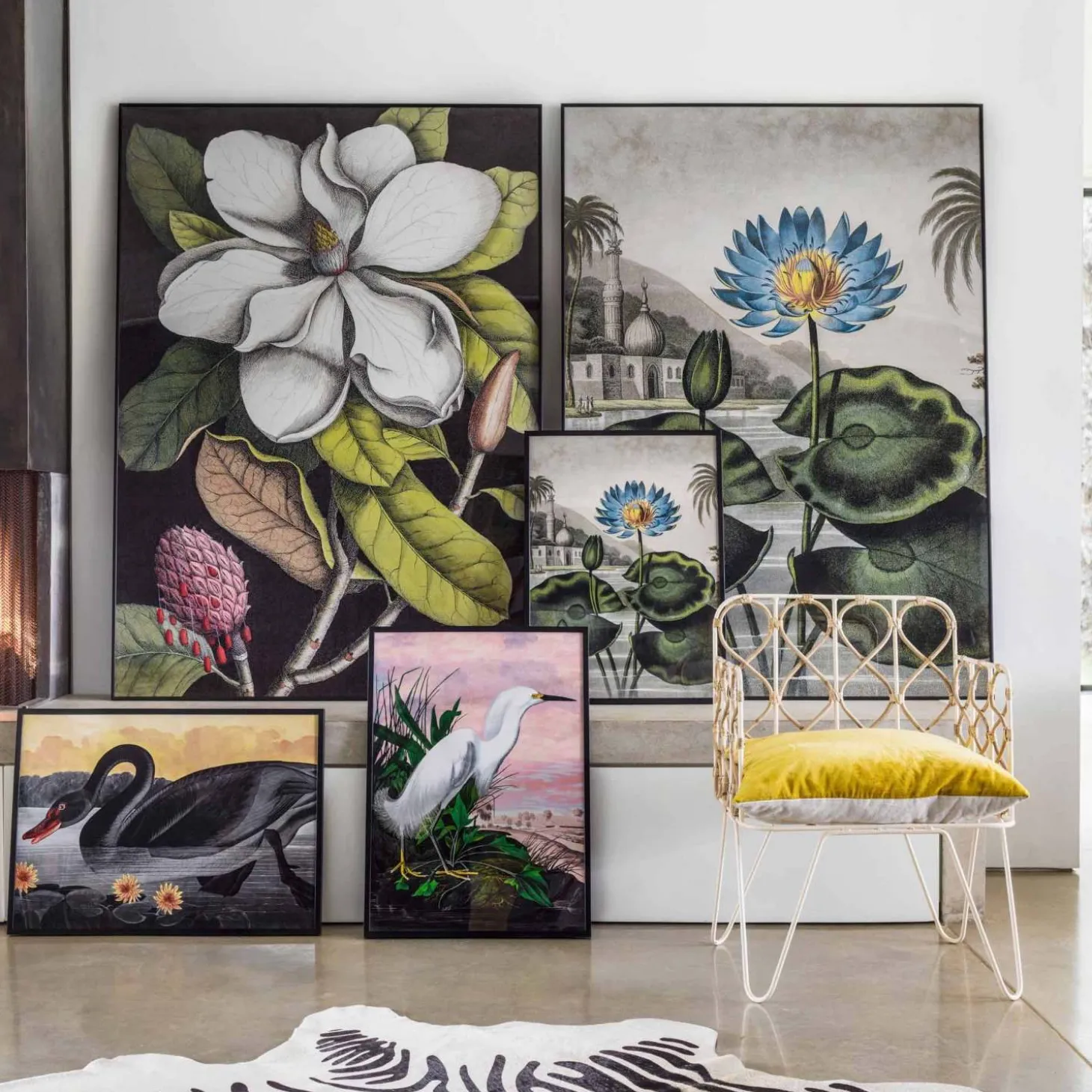 Medium Framed Blooming Magnolia Print
