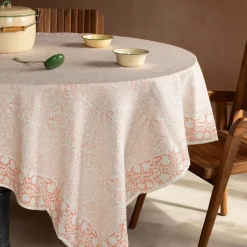 Merielle Block Printed Tablecloths