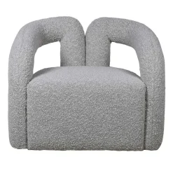 Mika Grey Bouclé Armchair