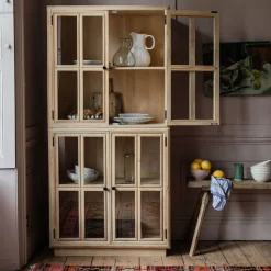 Mimosa Four Door Glass Cupboard
