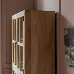 Mimosa Four Door Glass Cupboard